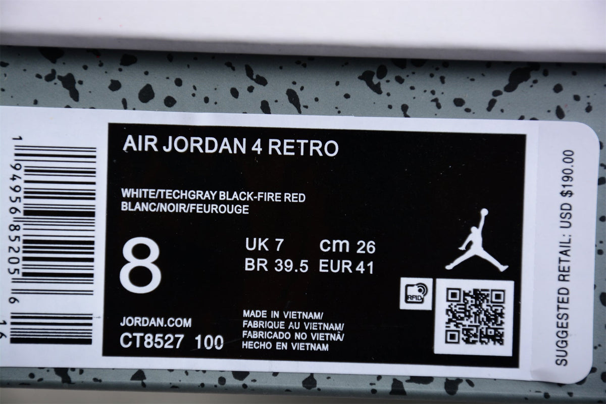 AIR JORDAN 4 WHITE OREO