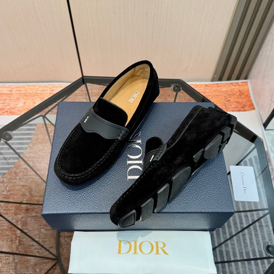 CD Odéon Men’s Loafer Black Suede 664117