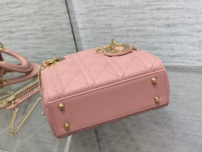 mini lady 17 sakura calfskin ghw