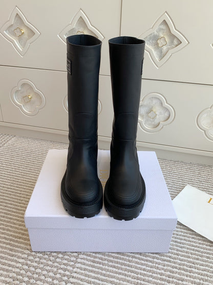 CD D-Scots Boot Black Calfskin 105126