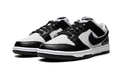 Dunk Low "Chenille Swoosh Black Grey" DQ7683 001