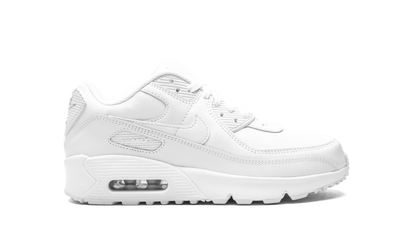 Air Max 90 Leather GS Triple "Triple White" CD6864 100