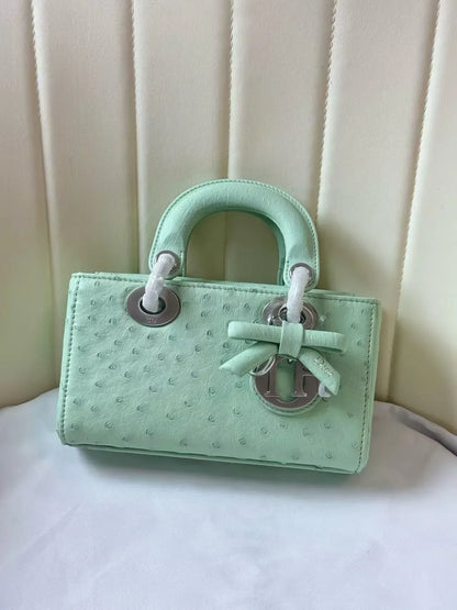 Dior 2026 Lady D-Joy Bag 19cm Ostrich Leather