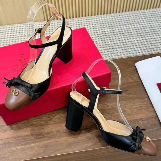 Valentino Garavani Valet Du Roi 80mm Slingback Calfskin 863320