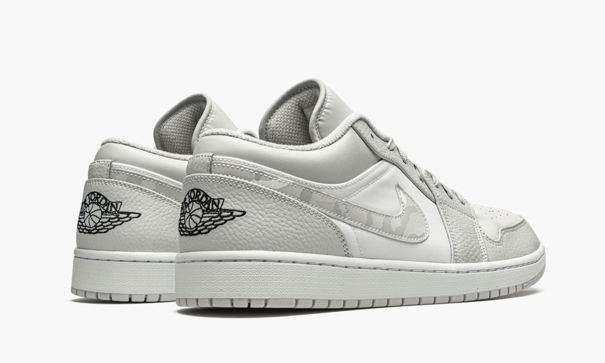 Air Jordan 1 Low White Camo Sneakers - Style Staple | Designer Kicks