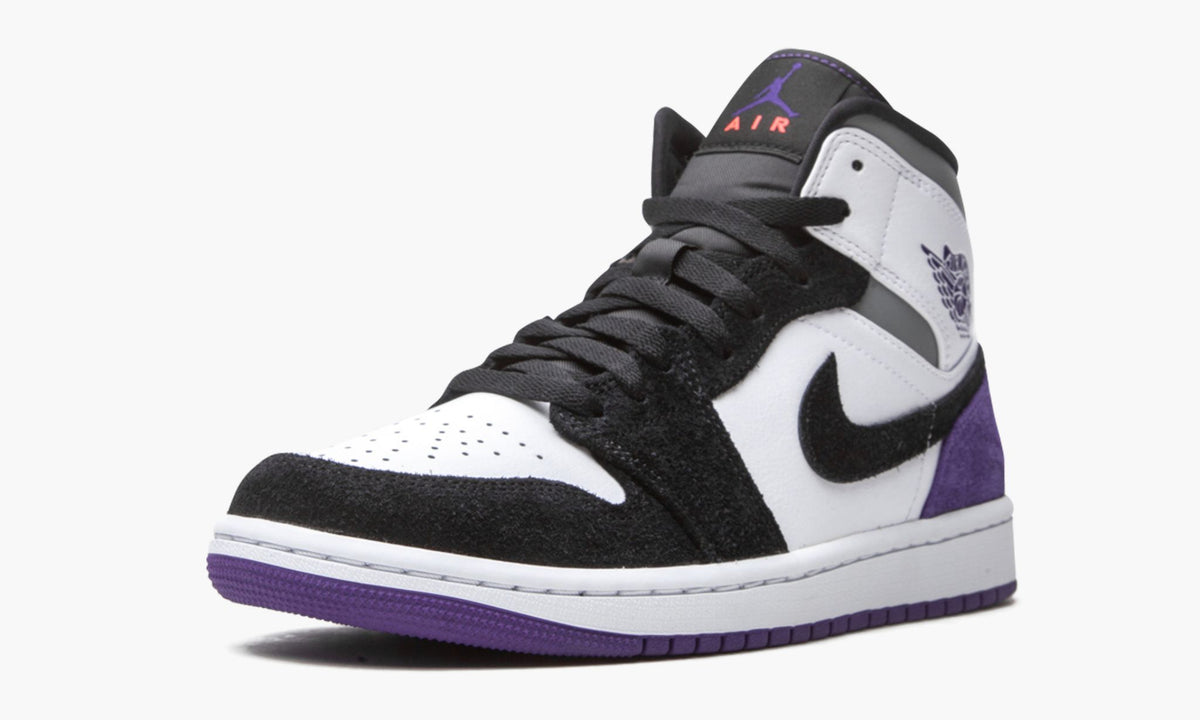 Air Jordan 1 Mid SE “Court Purple Suede” Sneakers - Collaboration Release