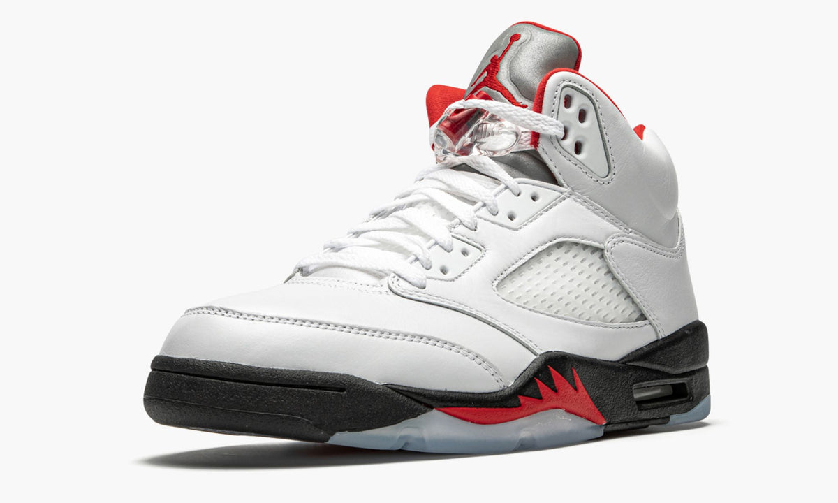 Air Jordan 5 Retro “Fire Red Silver Tongue 2020” Sneakers - OG Colorway