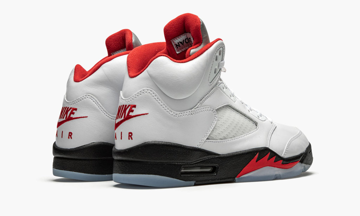 Air Jordan 5 Retro “Fire Red Silver Tongue 2020” Sneakers - OG Colorway