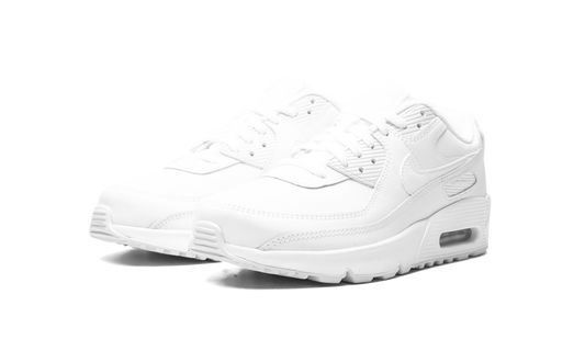 Air Max 90 Leather GS Triple "Triple White" CD6864 100