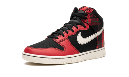 Dunk High "Plaid - Black/Red" DV0826 001