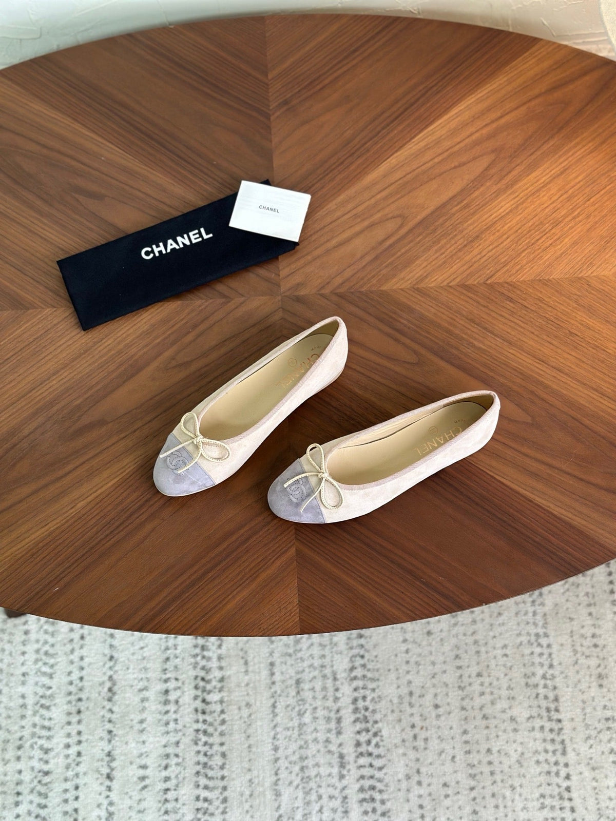 Chanel 2026 Ballet Flat Lambskin And Suede 907860
