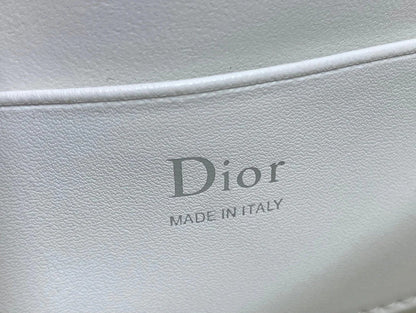 Dior 2026 My Dior Mini Bag Two-Tone White Black Lambskin 284081