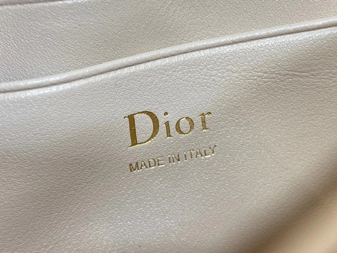 Dior 2026 My Dior Mini Bag Two-Tone Trench and Hermitage Red Lambskin 284083