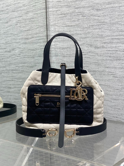 Dior 2026 Toujours Vertical Tote Bag Calfskin