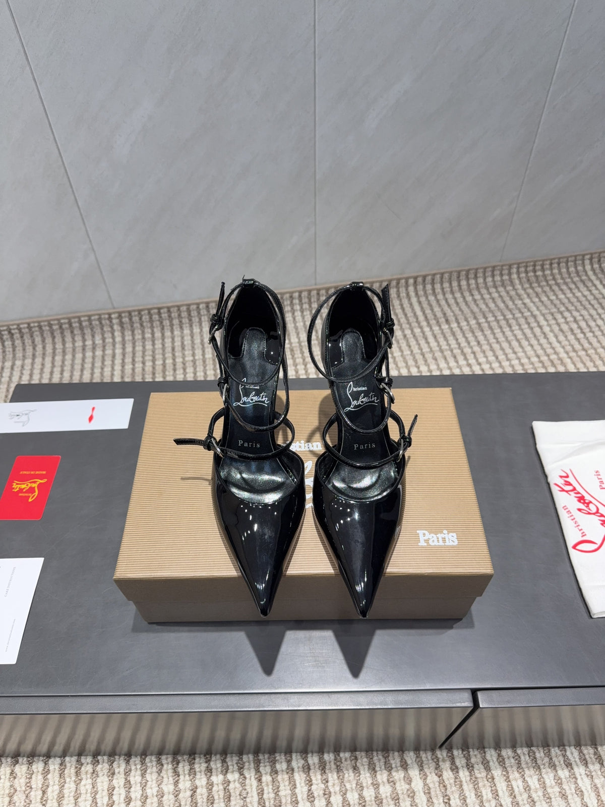 CL 26SS High Heel Pump 100 Black Patent Leather 613869