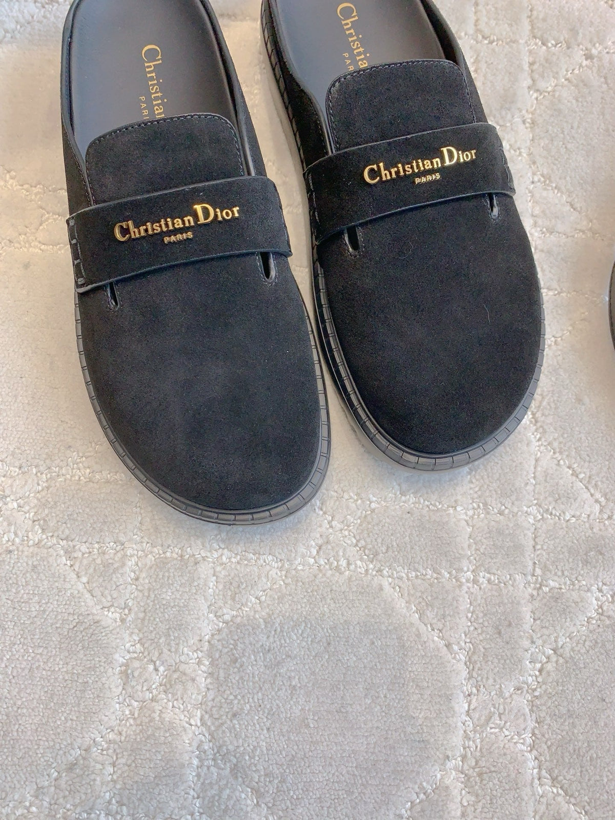 Dior Boy Mule Black Suede 615461