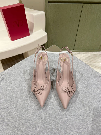 VT Papier-Phalène Pumps Light Pink Sheepskin 659183