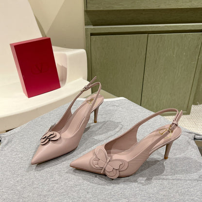 VT Papier-Phalène Pumps Light Pink Sheepskin 659183
