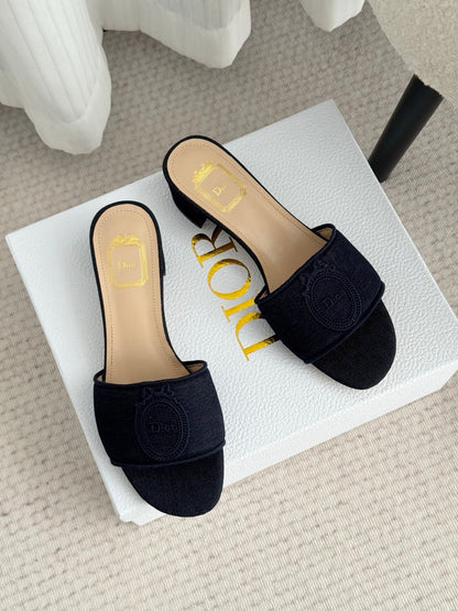CD Médaillon Slide 4.5cm Dark Blue Denim 849737