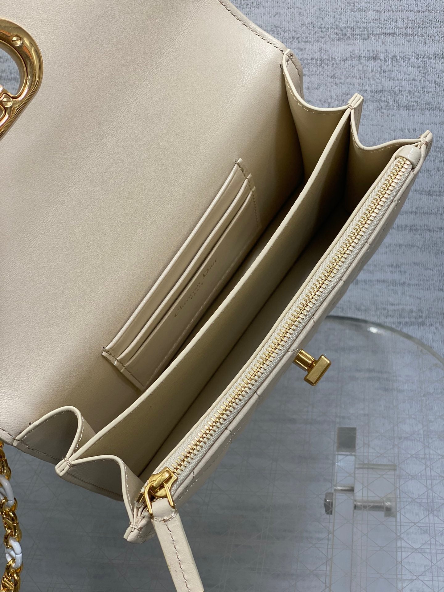 Dior 2025 Miss Caro 17 Bag Beige Calfskin 271086