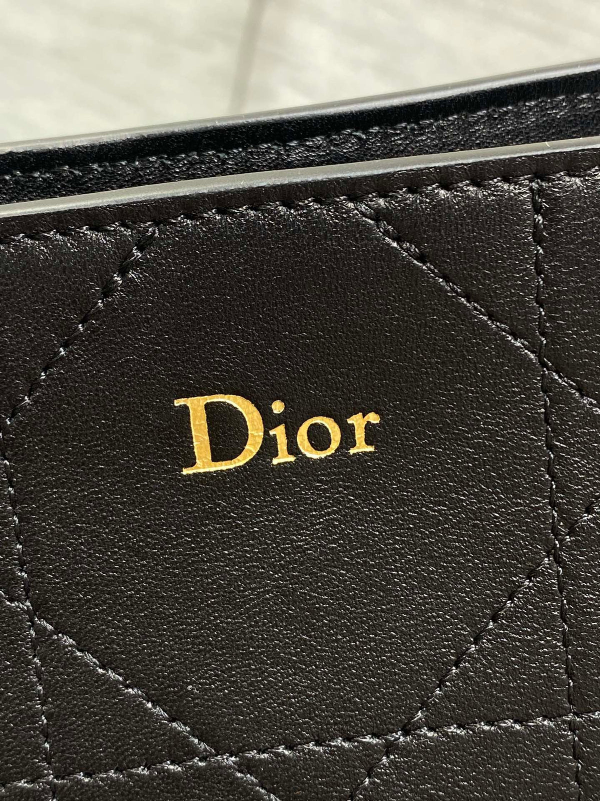 Dior Trianon Bag Black Macrocannage Lambskin 286594