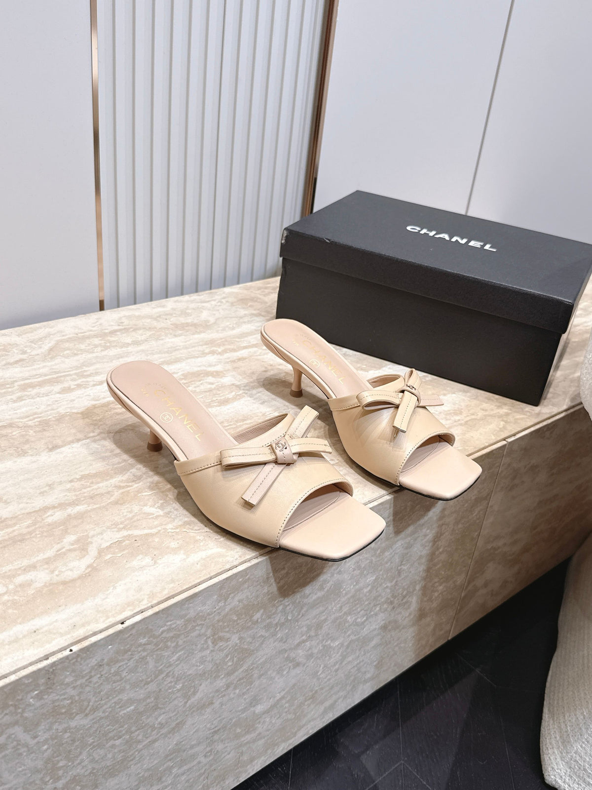 Chanel 2026 Bow Mule 45mm Calfskin 899005