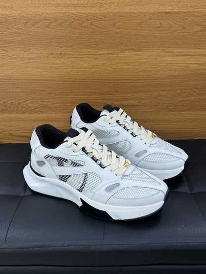 VT 26s Demivee Trainers White Mesh Suede 104032