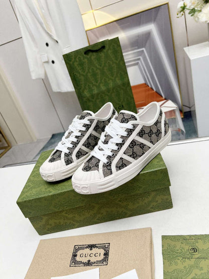GG Chunky Sneaker 35mm Black Grey White Monogram Canvas457425