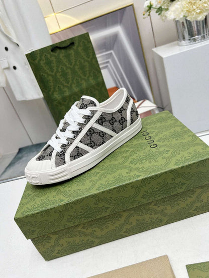 GG Chunky Sneaker 35mm Black Grey White Monogram Canvas457425