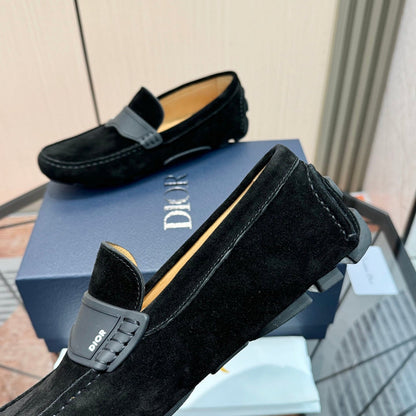 CD Odéon Men’s Loafer Black Suede 664117