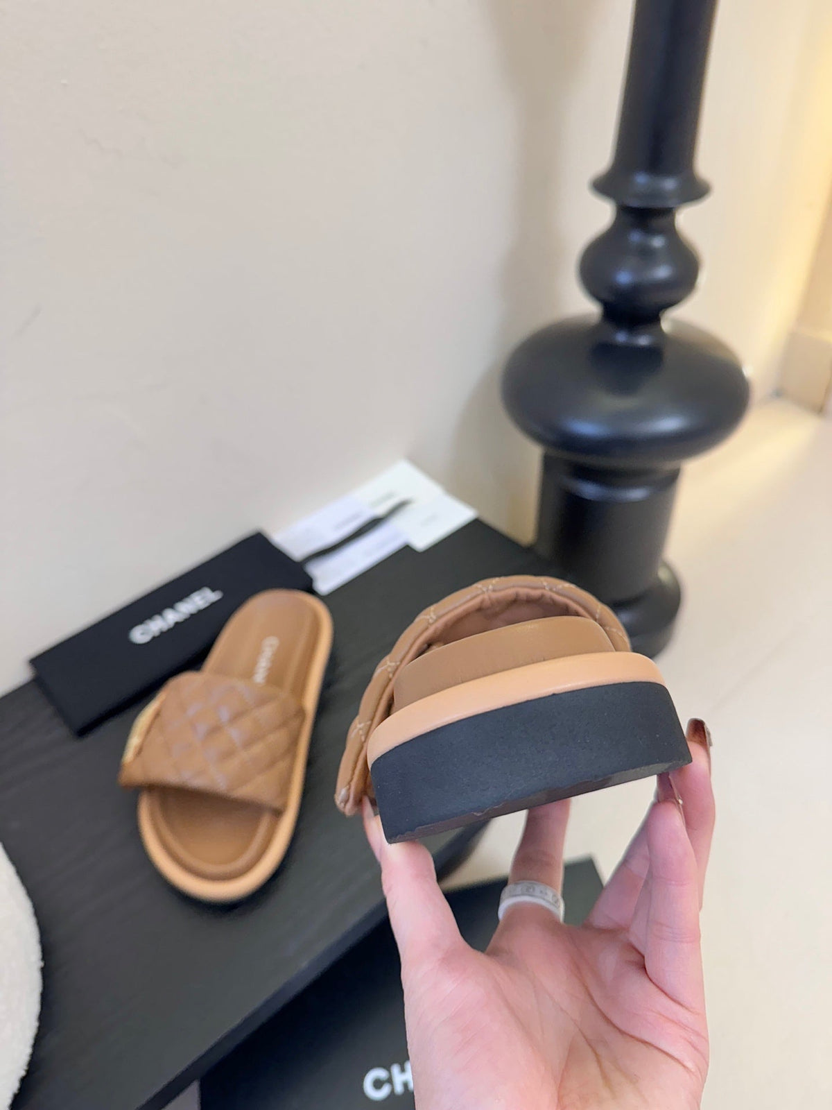 CC 26s Slippers Light Brown Sheepskin 627170