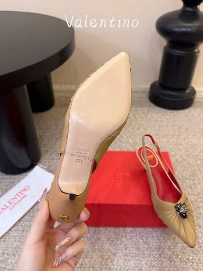 VT 26s Panthea Pumps 55mm Beige Goatskin 104726