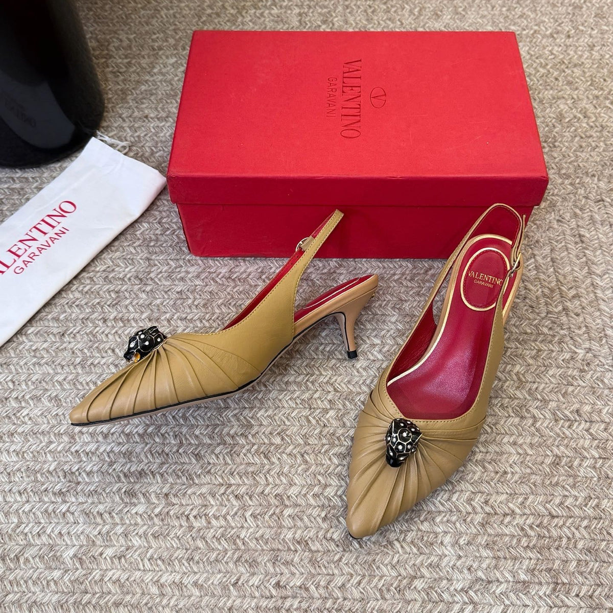 VT 26s Panthea Pumps 55mm Beige Goatskin 104726