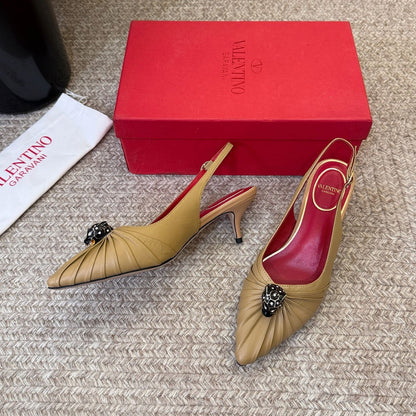 VT 26s Panthea Pumps 55mm Beige Goatskin 104726