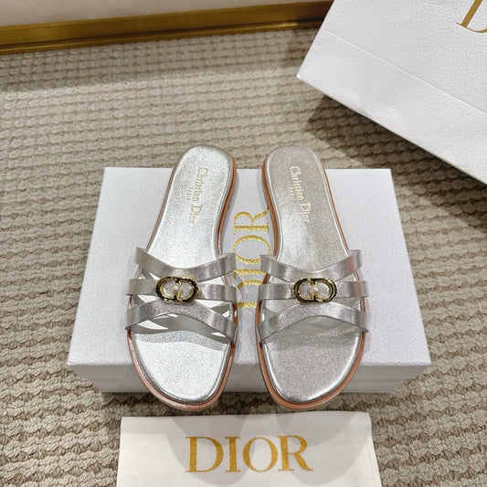 CD 30M Slide Sliver Calfskin 543737