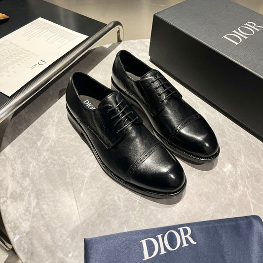 CD Derby Men’s Loafer Black Glossy Cowhide 112674