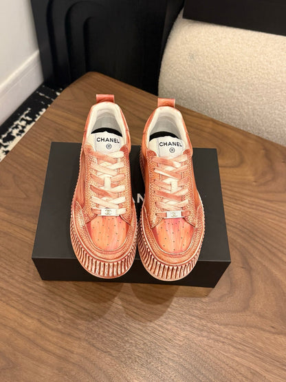CC 26s Casual Sneaker Coral Orange Leather 183616