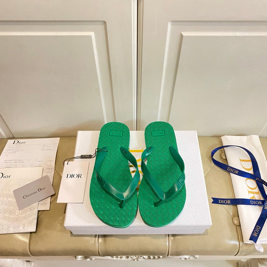 CD Thong Sandal Green Rubber 687621