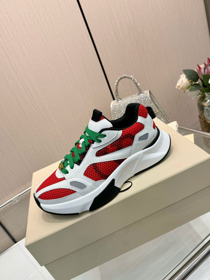 VT 26s Demivee Signature Sneakers White Red Mesh 943076