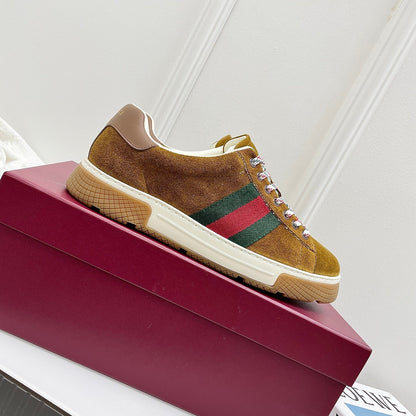 GG 26s Ace Men Sneaker Brown Suede 726753