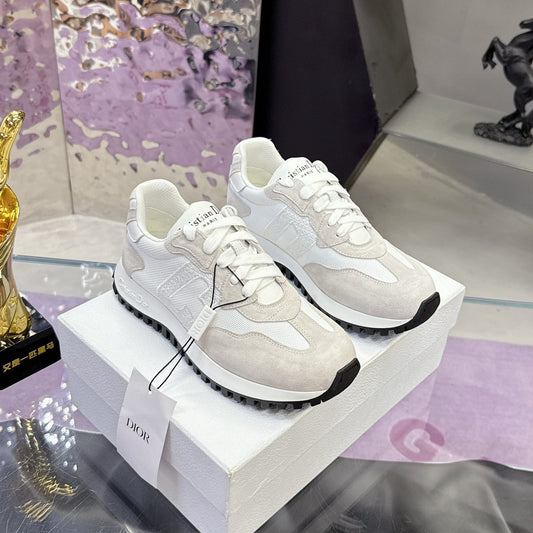 CD C'est Dior Sneaker White Mesh Suede Calfskin 546580