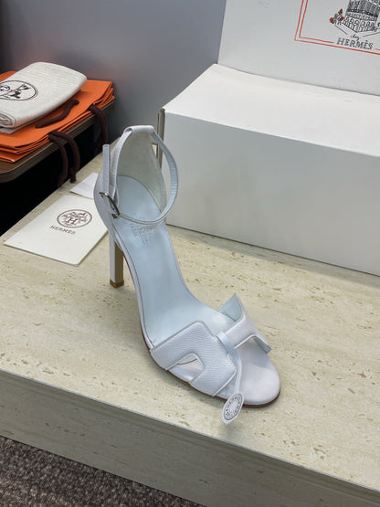 HM 26ss High Heel Sandals 105 White Cowhide 607125