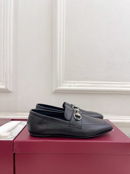 GG 26s Loafer With Horsebit Black Leather 640281