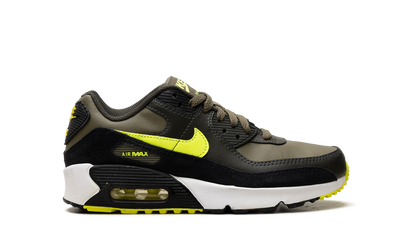 Air Max 90 Leather GS "Medium Olive Volt" DV3607 200