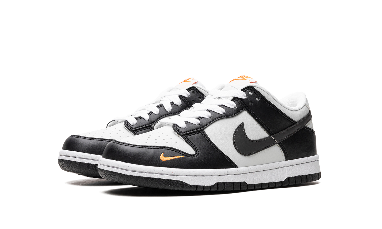 Dunk Low Next Nature GS "Black Bright Mandarin" FN7784 001